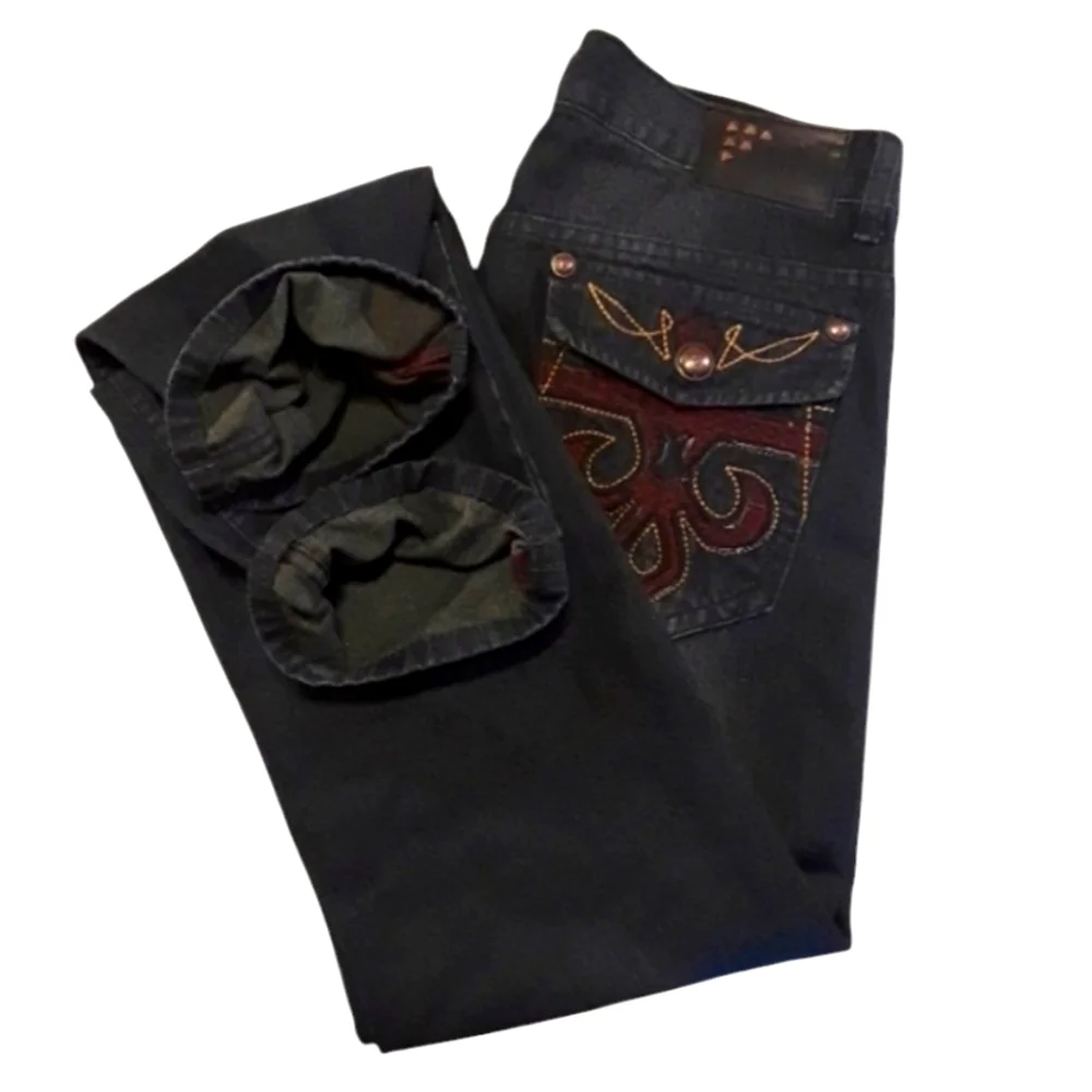 Monarchy Dark Blue Wash Denim Jeans. Men's Size: Waist 32x32 Inseam. - Picture 4 of 7
